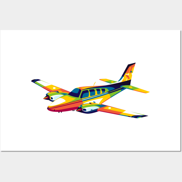 Baron 58 Plane Wall Art by wpaprint